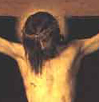 solitary crucifix Velazquez head